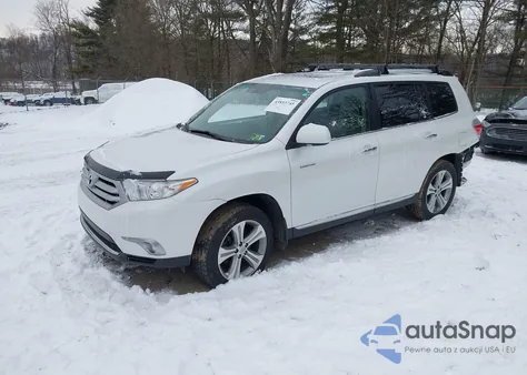 2011 Toyota Highlander Limited V6 z USA, uszkodzony, nr VIN 5TDDK3EH3BS086643